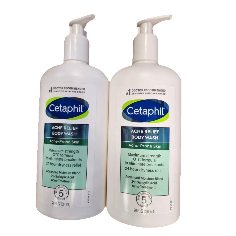 2 Pk: Cetaphil Acne Relief Body Wash Exp. 8/27